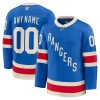 Miesten NHL New York Rangers Pelipaita Custom 2025-26 Fanatics Centennial Premium Sininen
